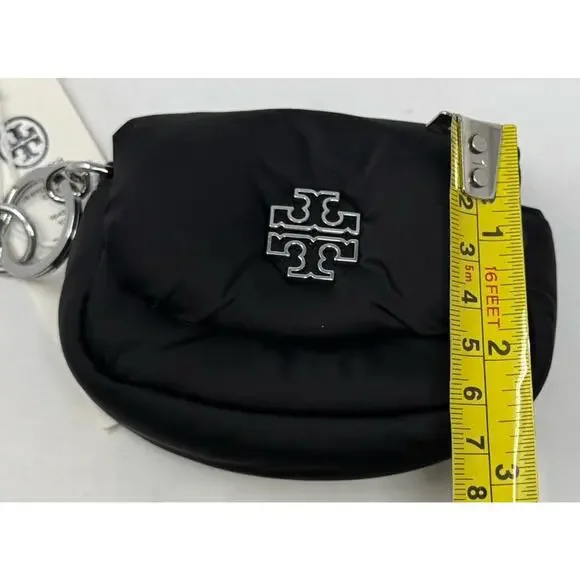 Tory Burch Puffy Card holder key fob Black - Picture 5 of 5